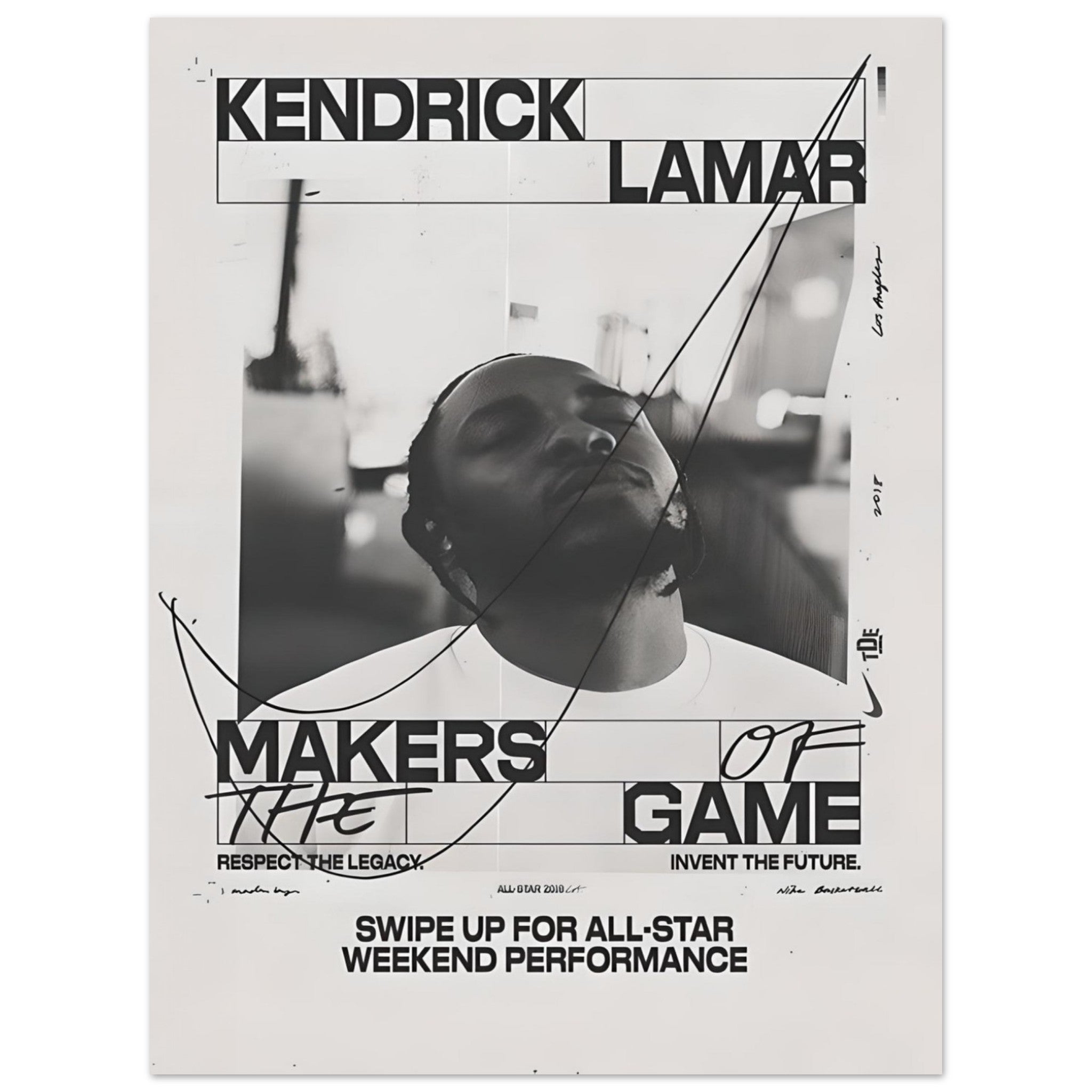Kendrick Lamar "Makers of the Game" - Print