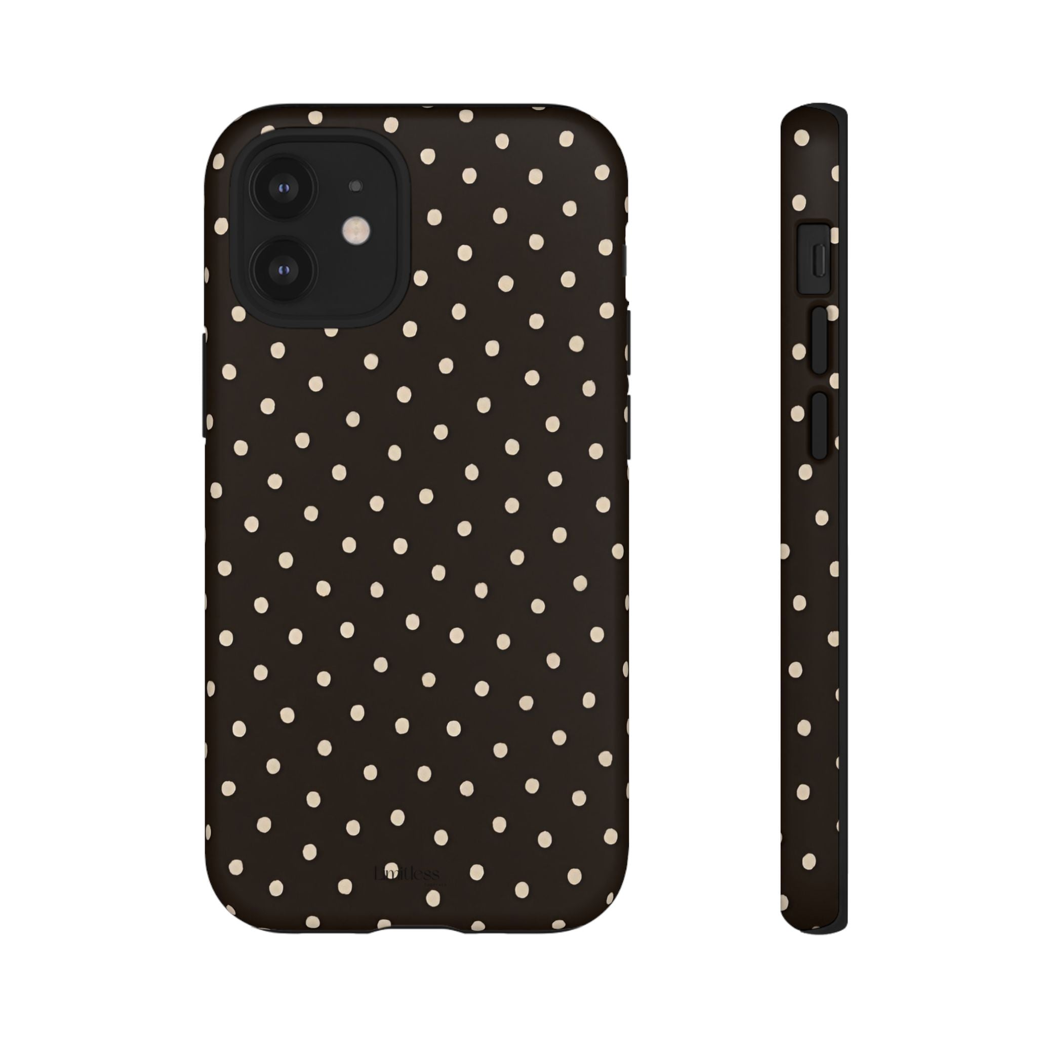 Brown Polka Dot Phone Case
