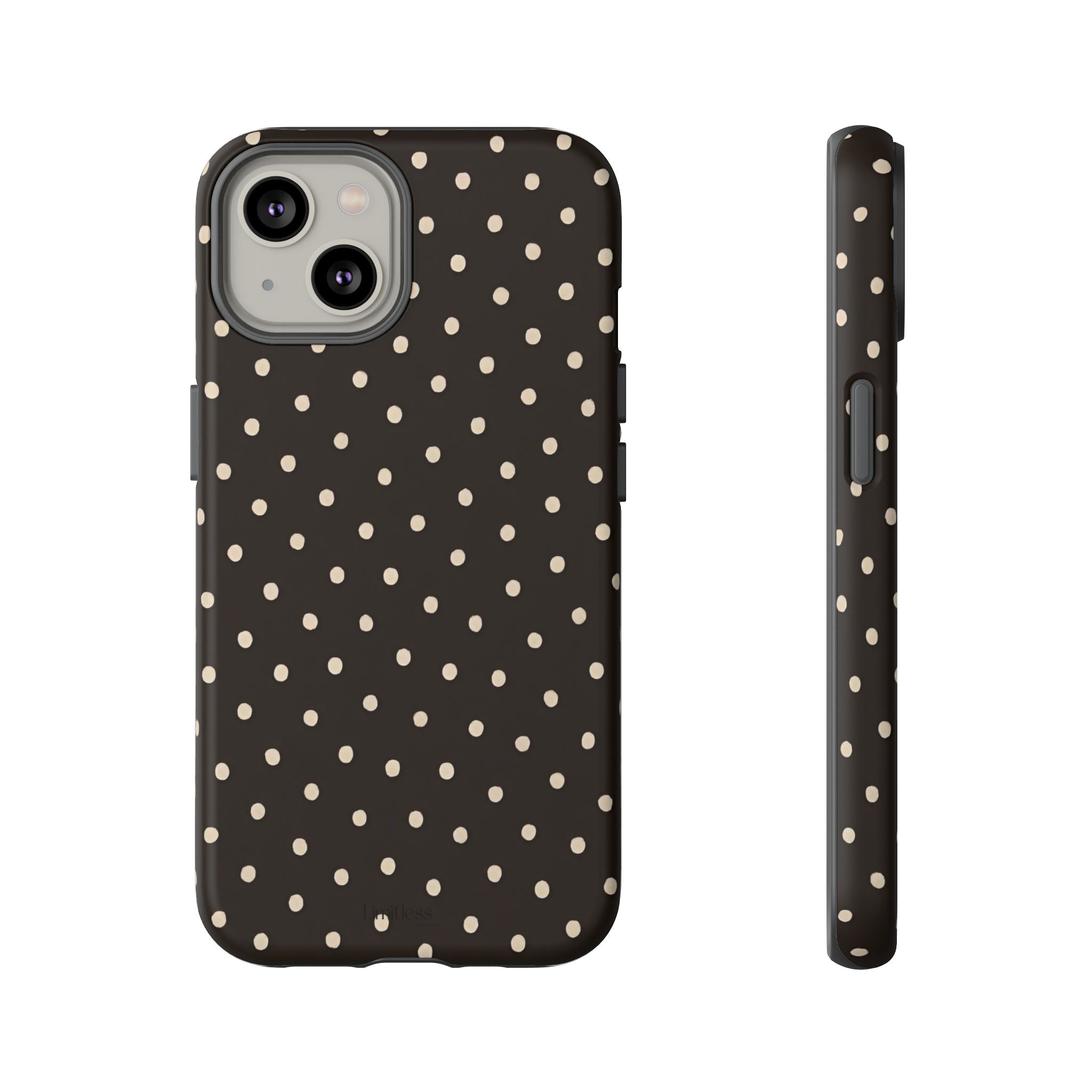 Brown Polka Dot Phone Case