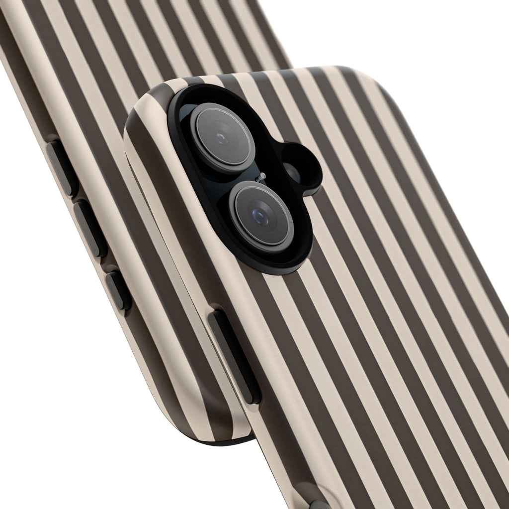 Striped Retro Brown Phone Case