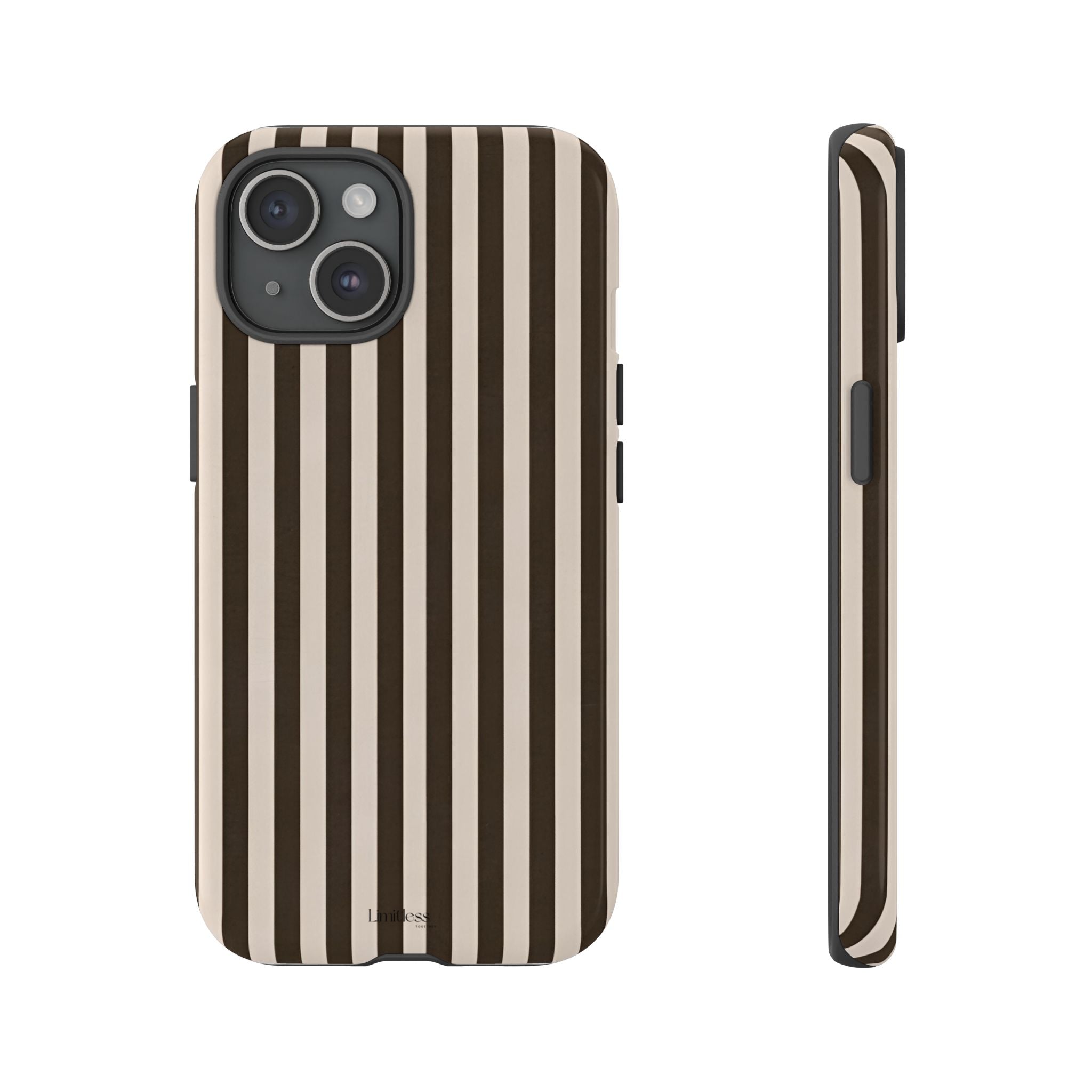 Striped Retro Brown Phone Case