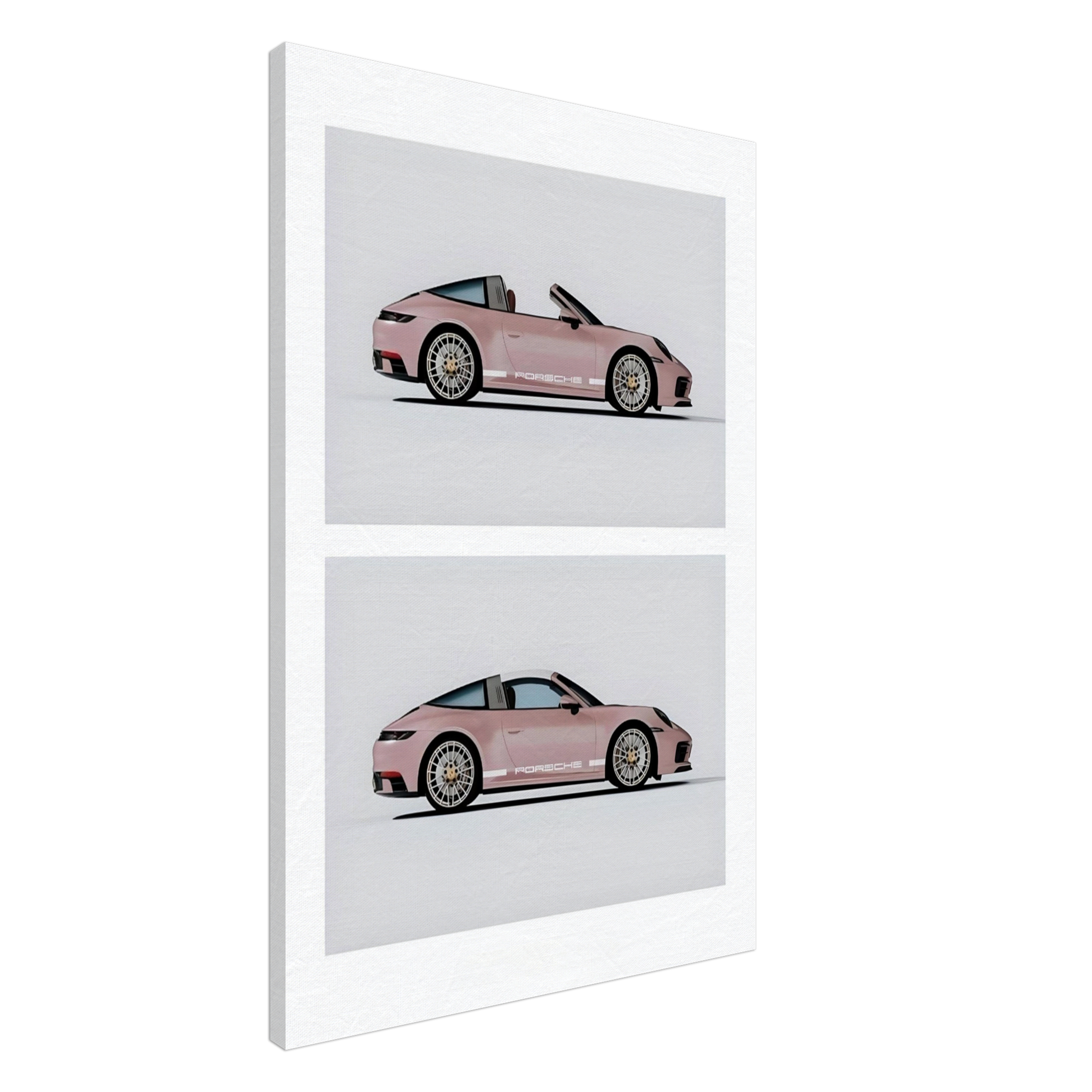 Pink Porsche 911 -  Canvas
