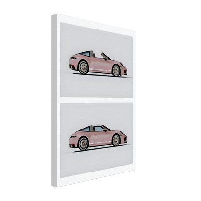 Pink Porsche 911 -  Canvas