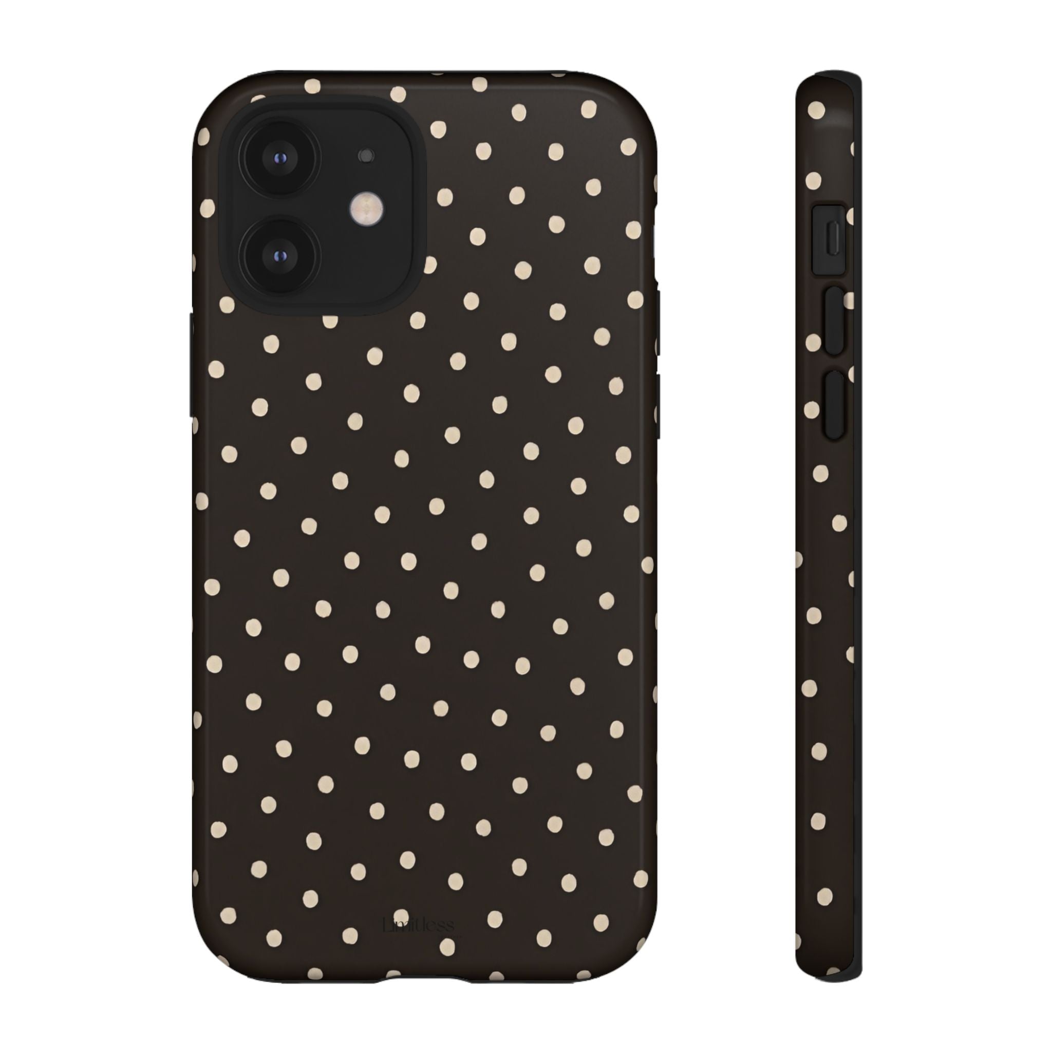 Brown Polka Dot Phone Case