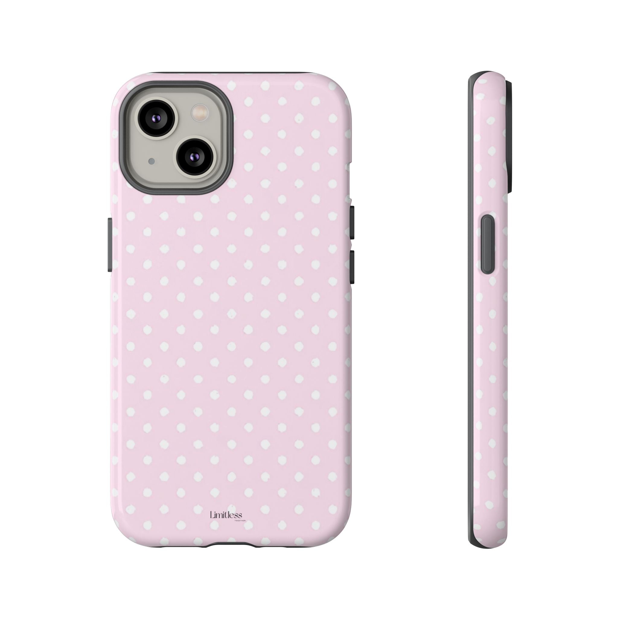 Pink Polka Dot Phone Case