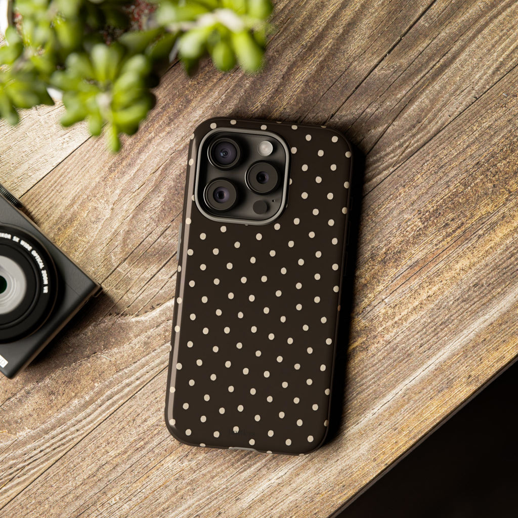 Brown Polka Dot Phone Case