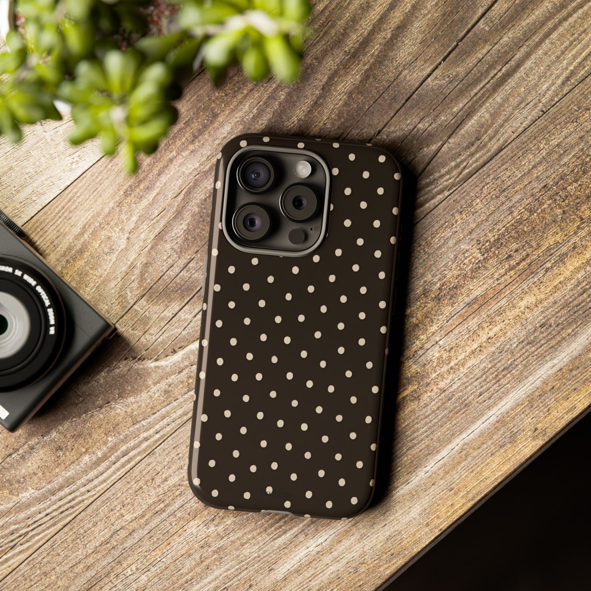 Brown Polka Dot Phone Case