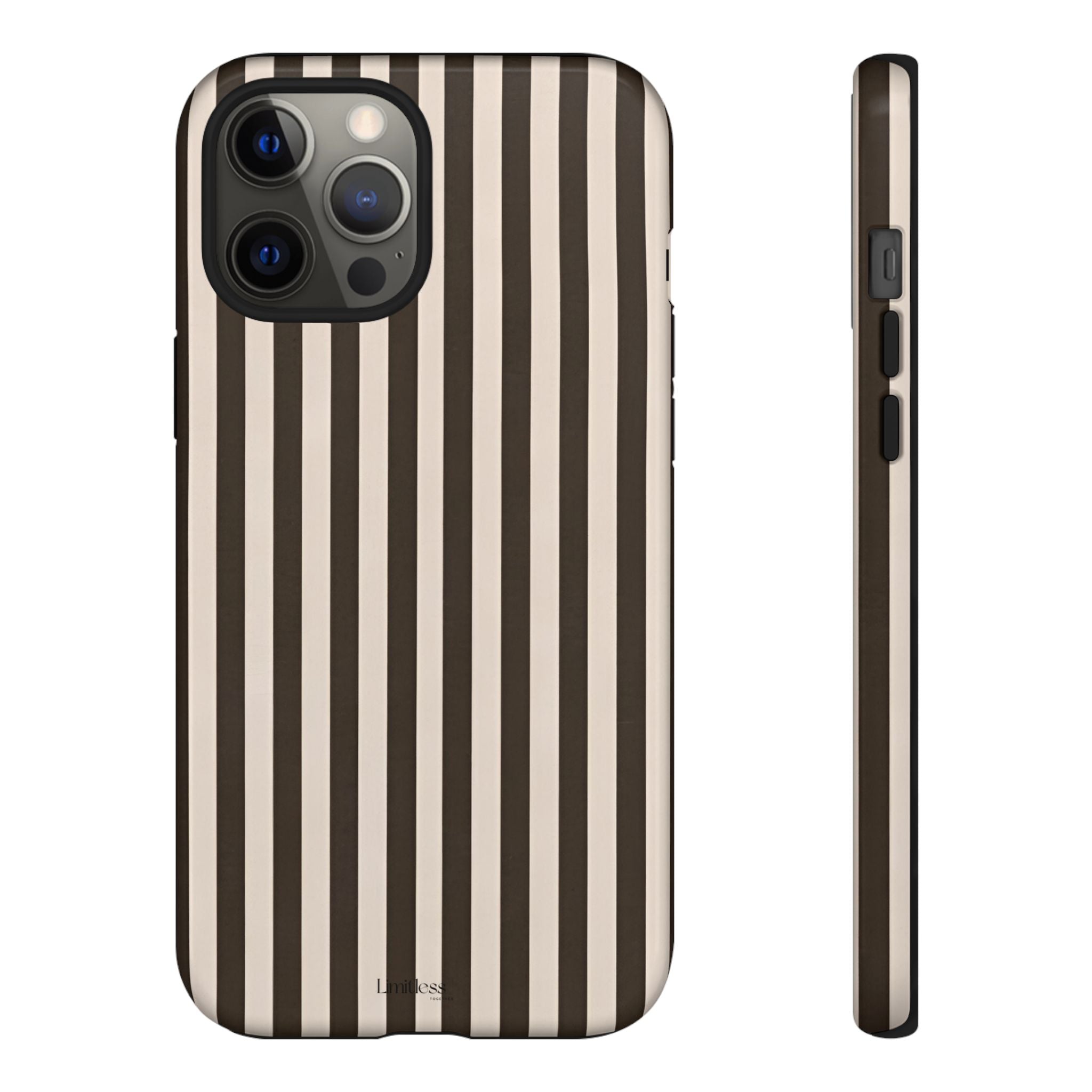 Striped Retro Brown Phone Case