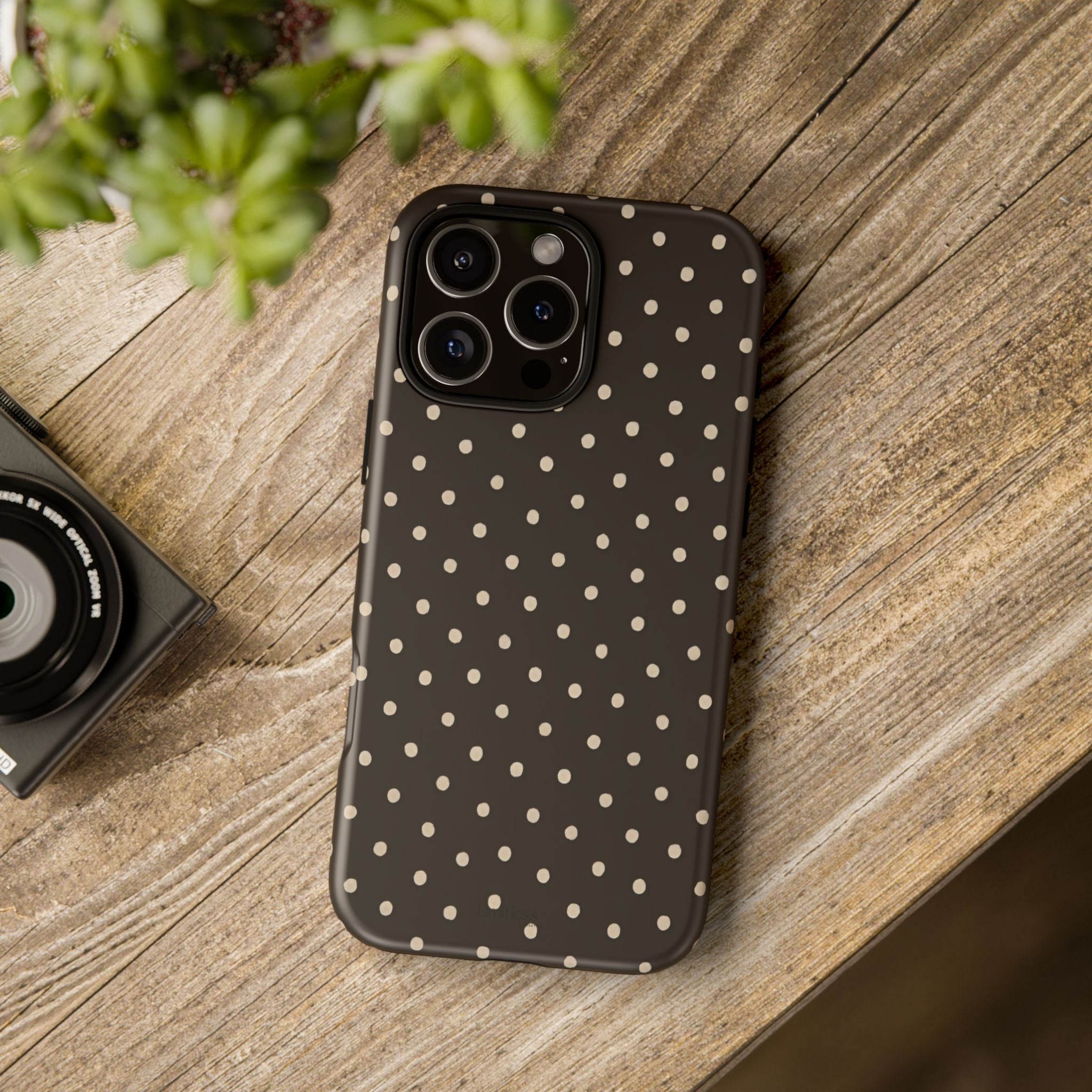 Brown Polka Dot Phone Case