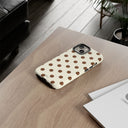Brown Polka Dot Phone Case -  Tough Case