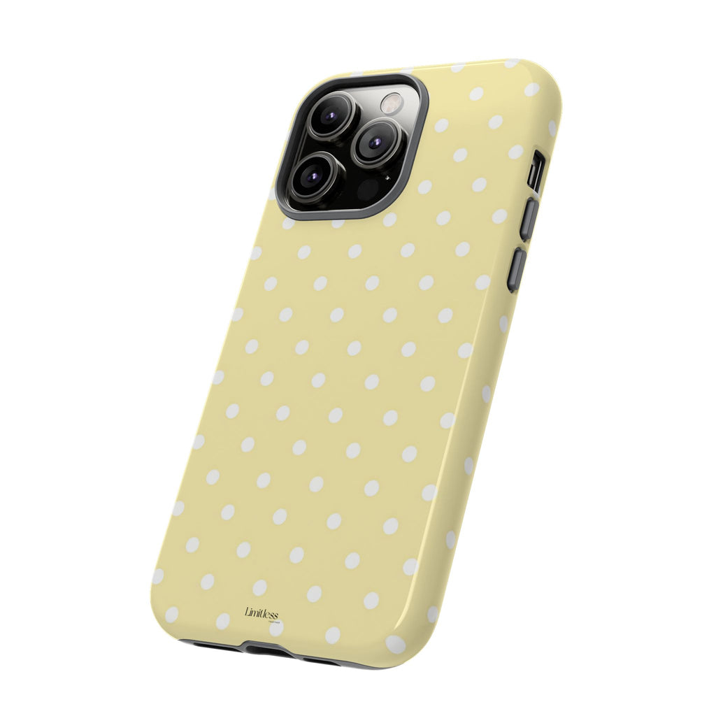 Polka Dot Yellow Phone Case