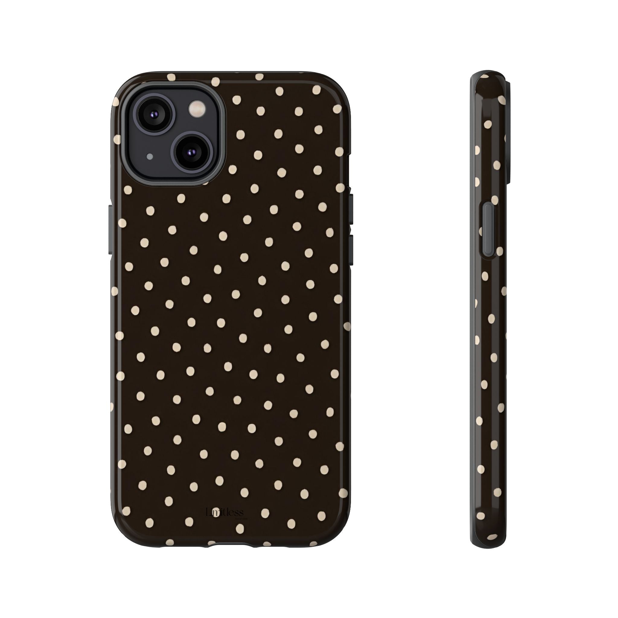 Brown Polka Dot Phone Case