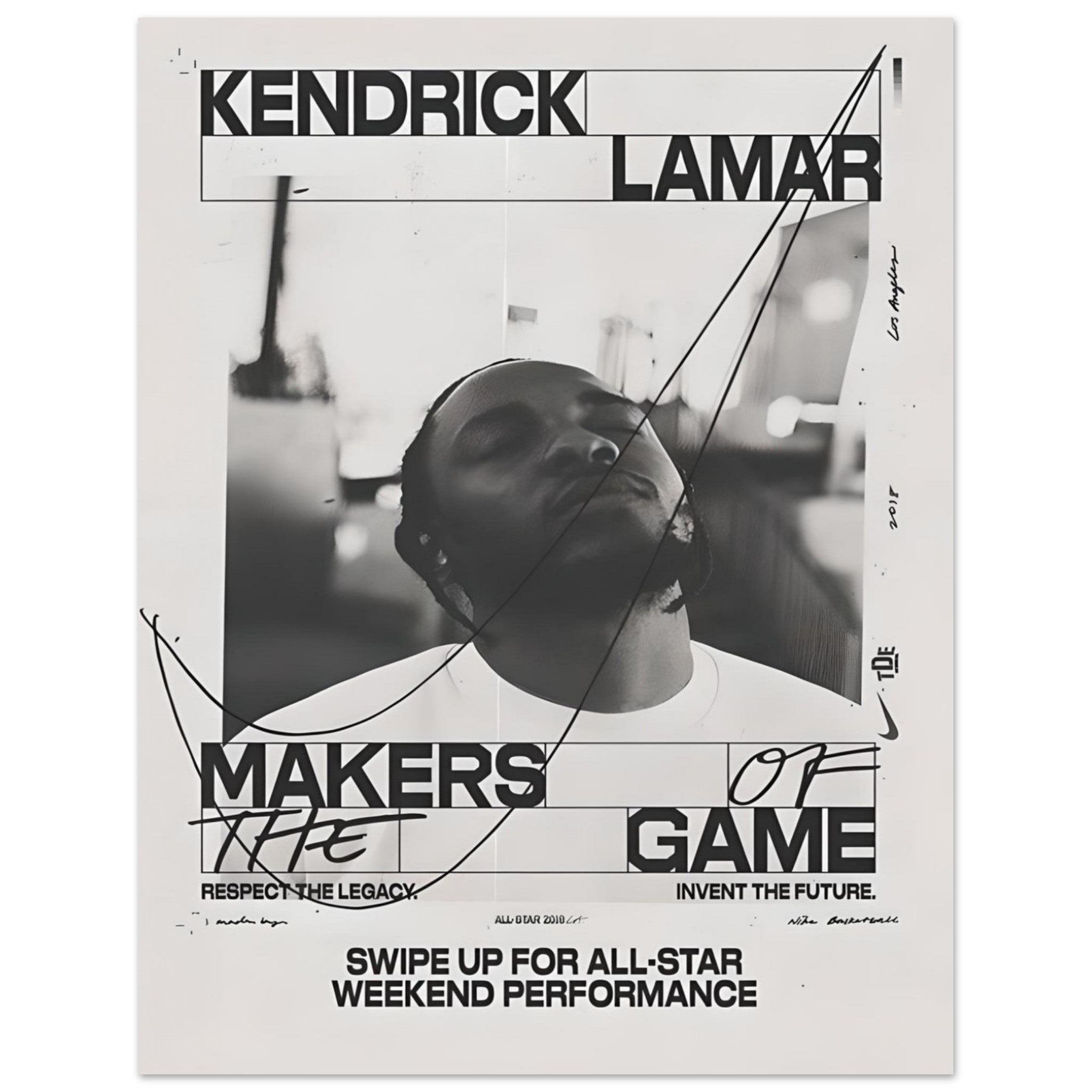 Kendrick Lamar "Makers of the Game" - Print