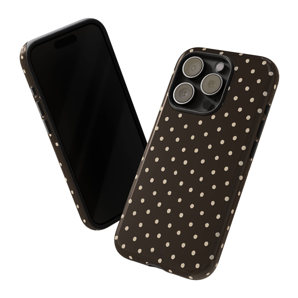 Brown Polka Dot Phone Case