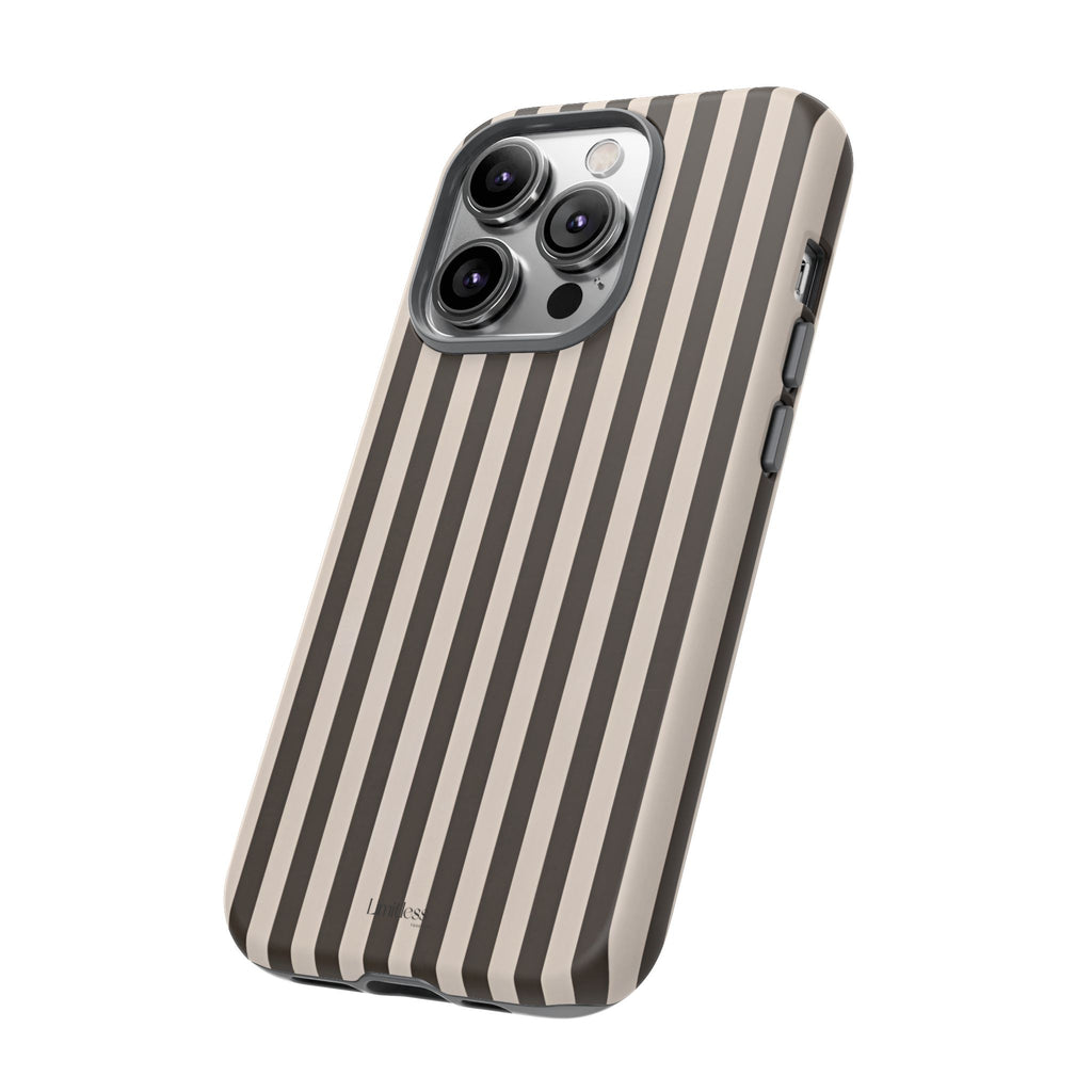 Striped Retro Brown Phone Case
