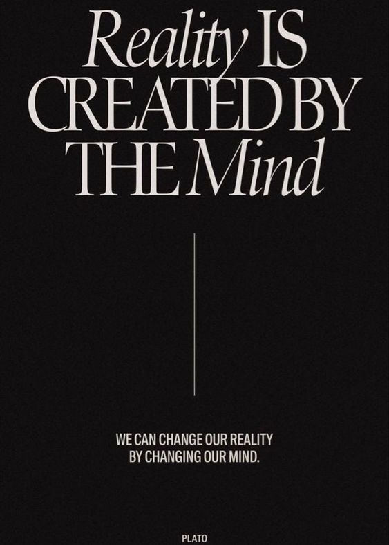 "Reality Is Created By The Mind" - Print