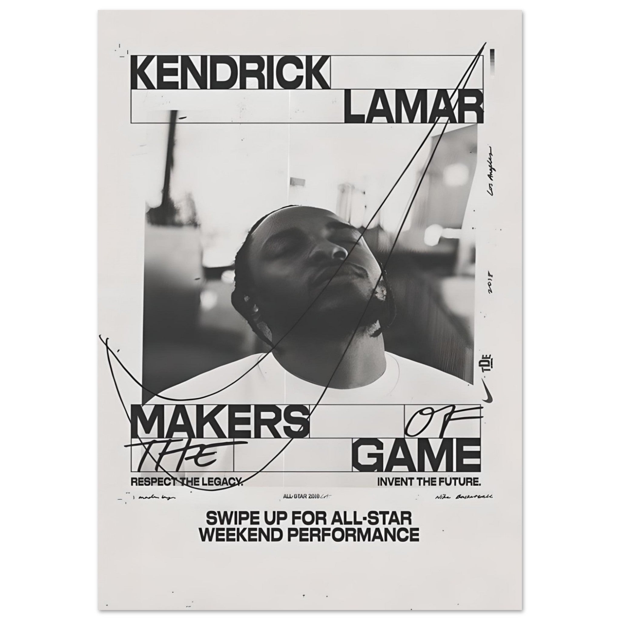 Kendrick Lamar "Makers of the Game" - Print
