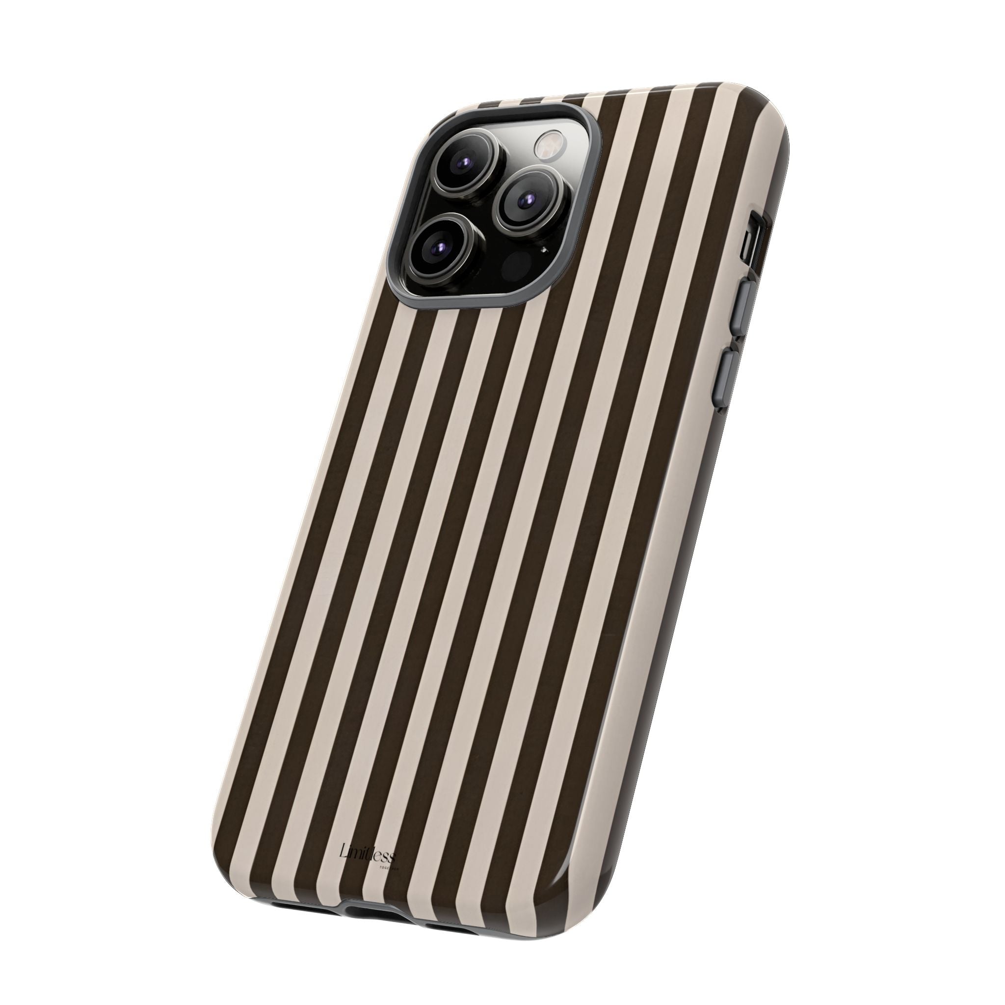 Striped Retro Brown Phone Case