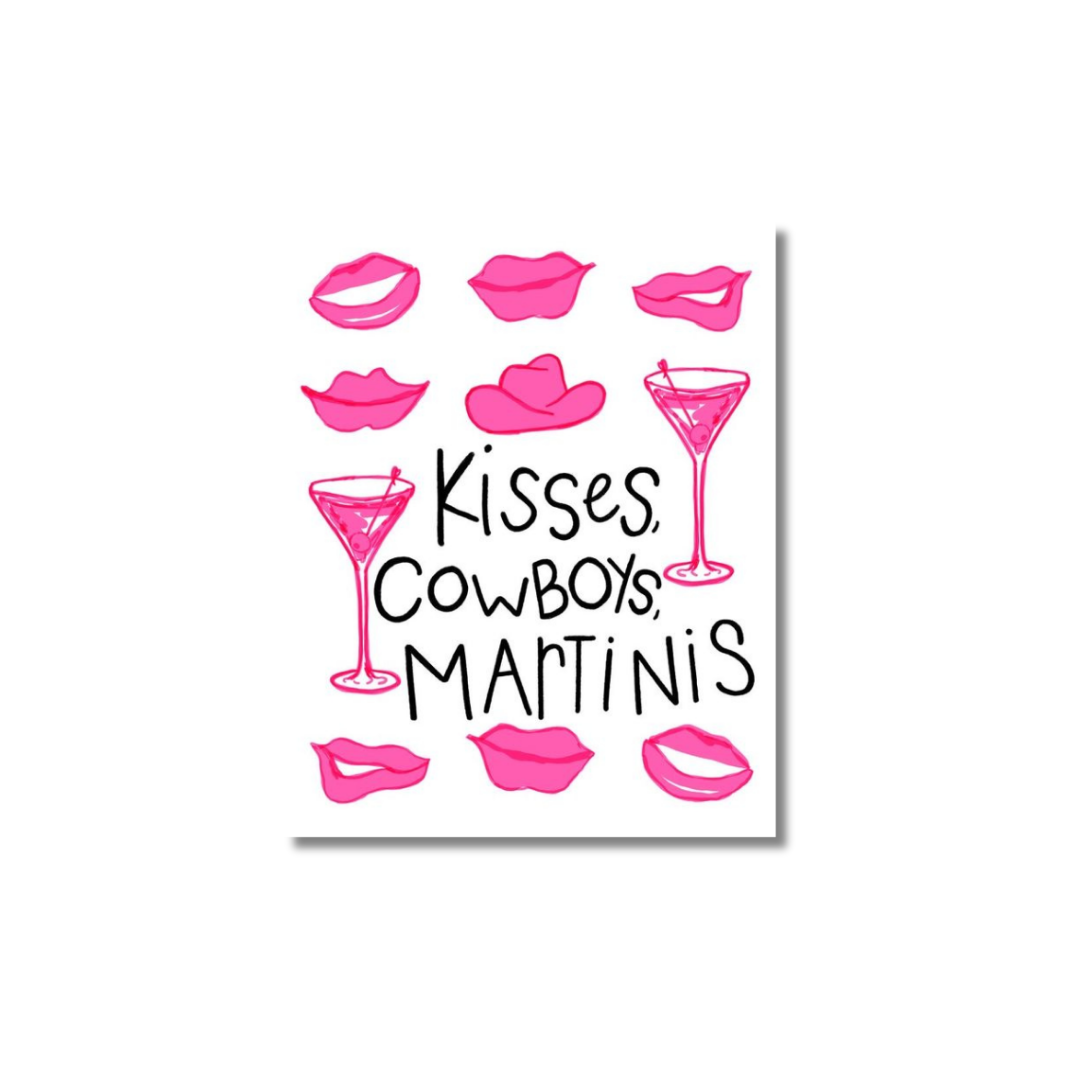 Kisses, Cowboys, Martinis - poster