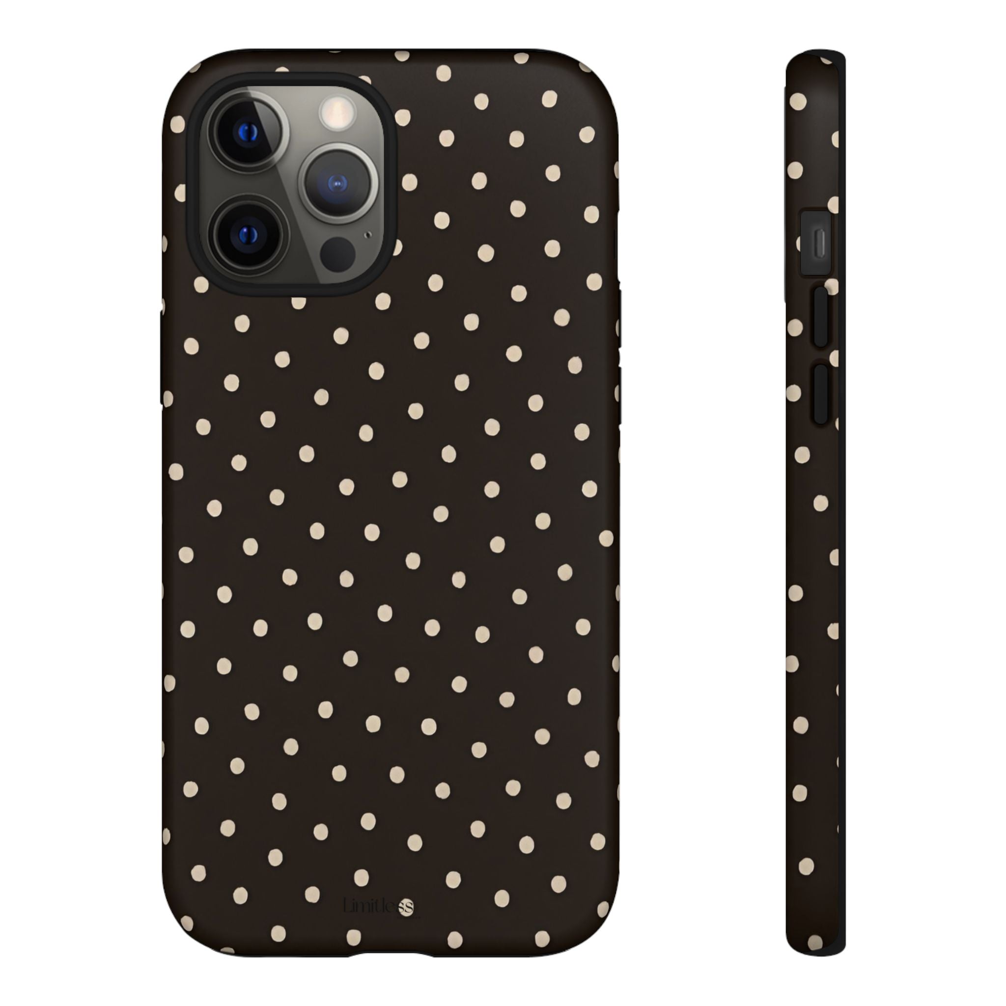 Brown Polka Dot Phone Case