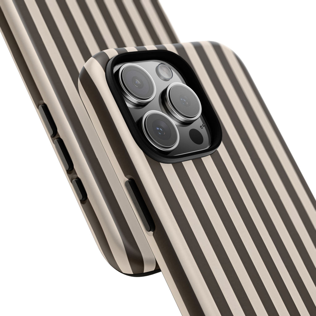 Striped Retro Brown Phone Case