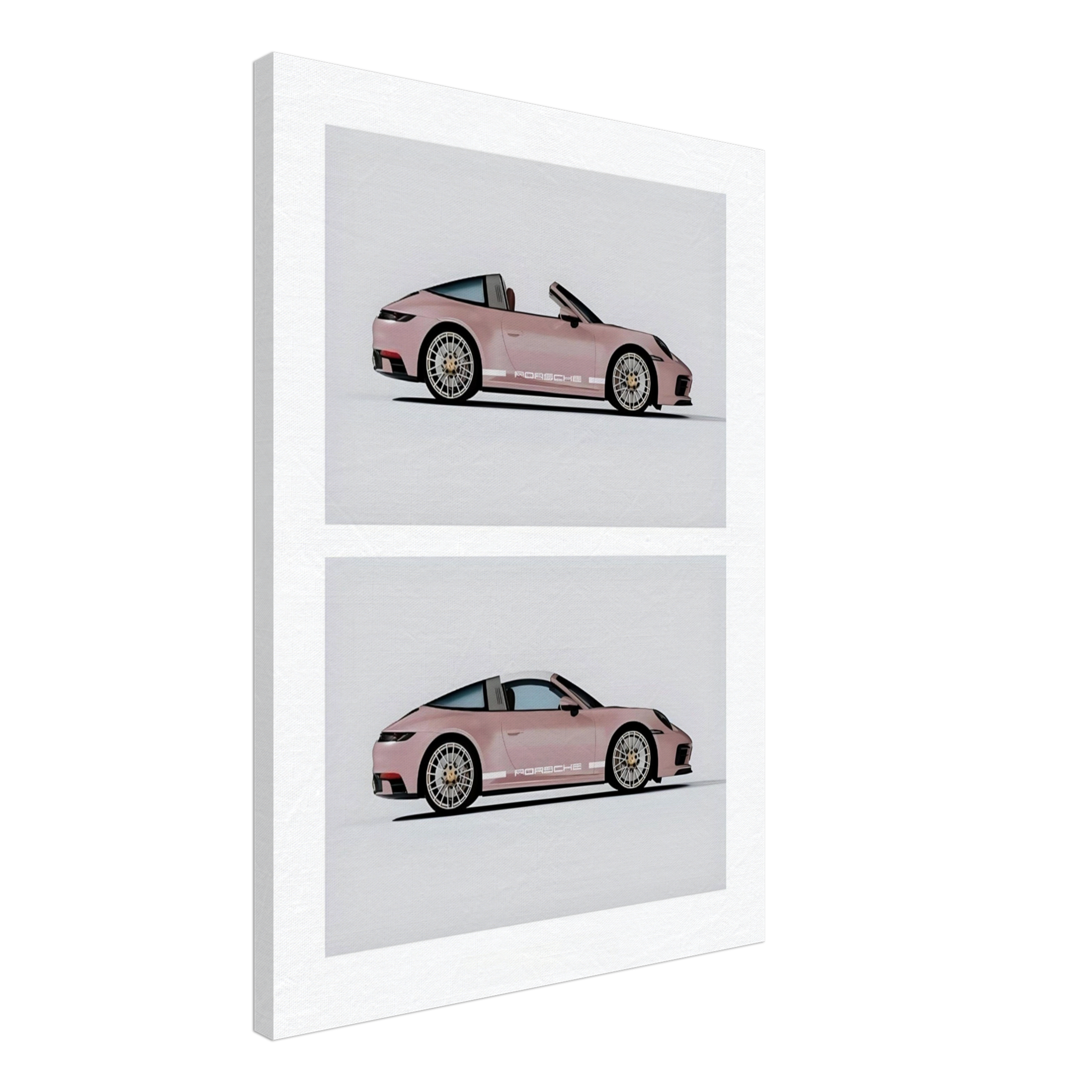 Pink Porsche 911 -  Canvas