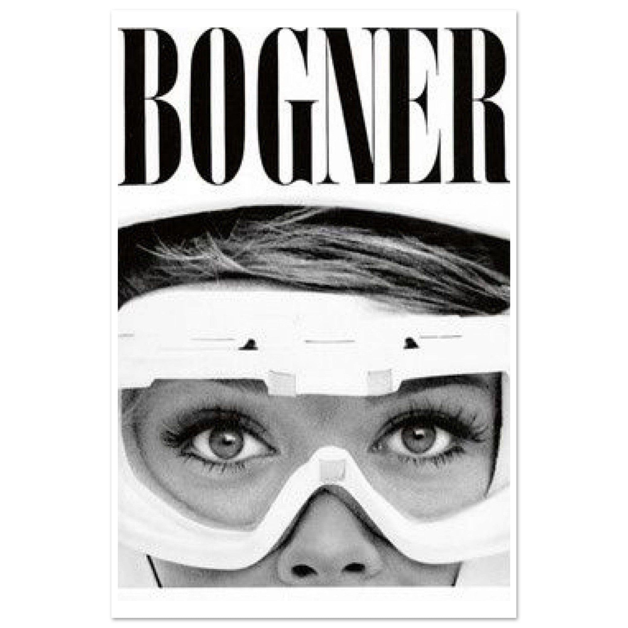 Bogner Vintage ski ad - poster