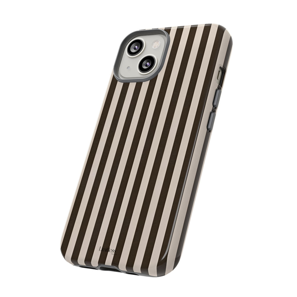 Striped Retro Brown Phone Case