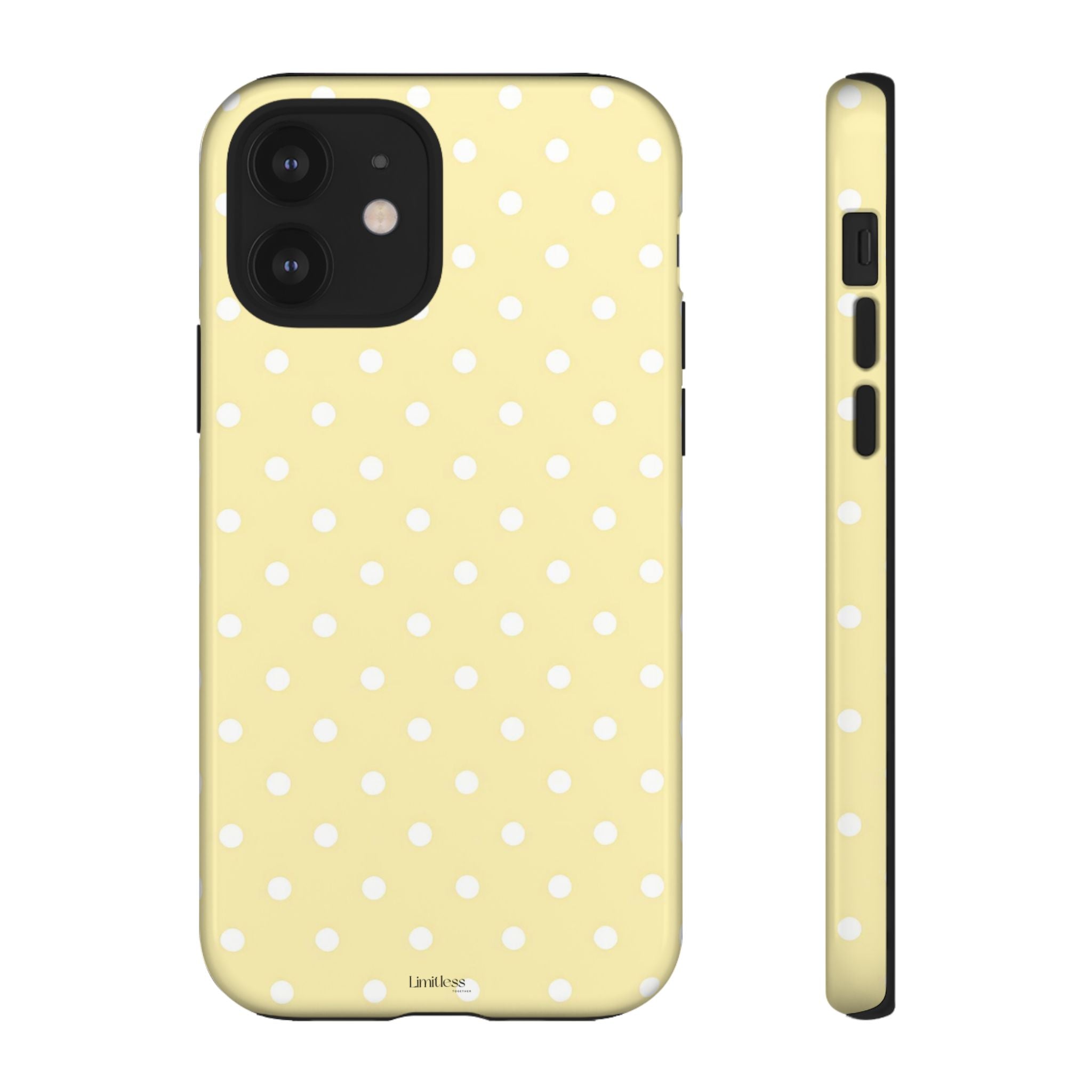 Polka Dot Yellow Phone Case