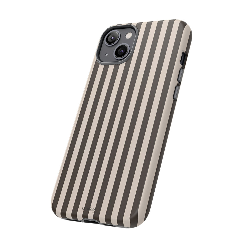 Striped Retro Brown Phone Case
