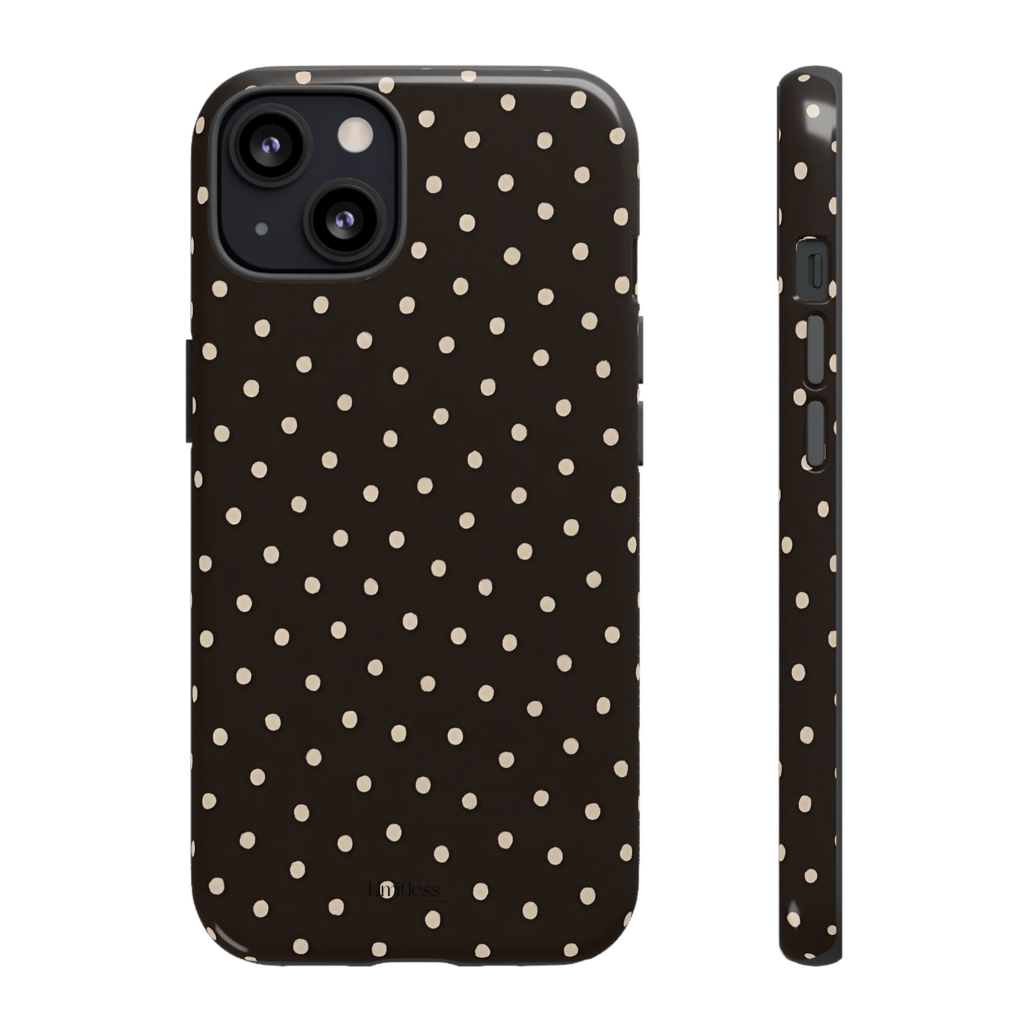 Brown Polka Dot Phone Case