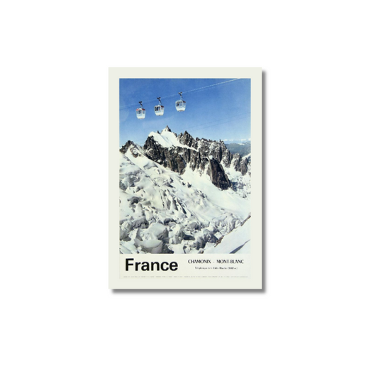 France: Chamonix mont Blanc - poster