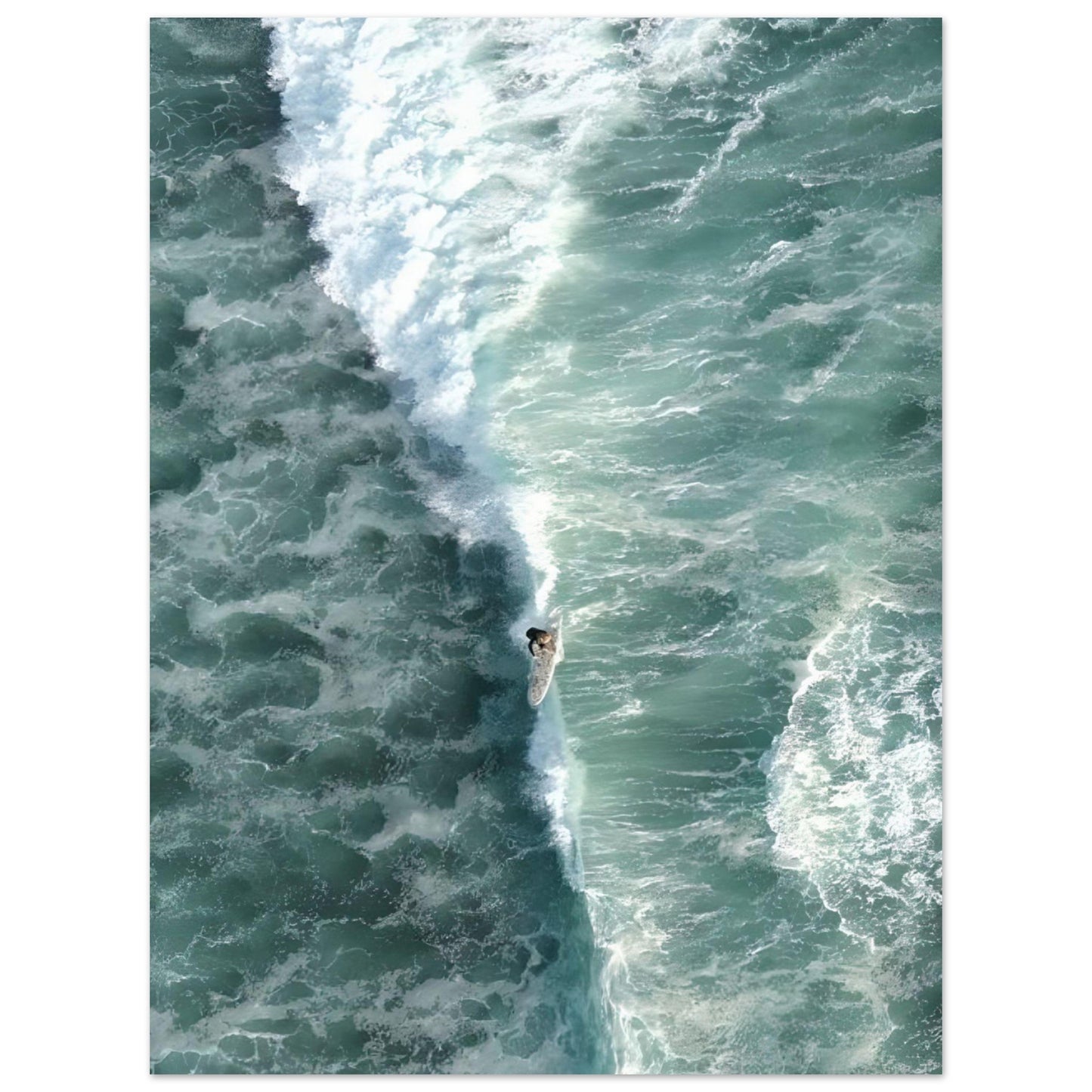 Surf Over the Waves - Poster