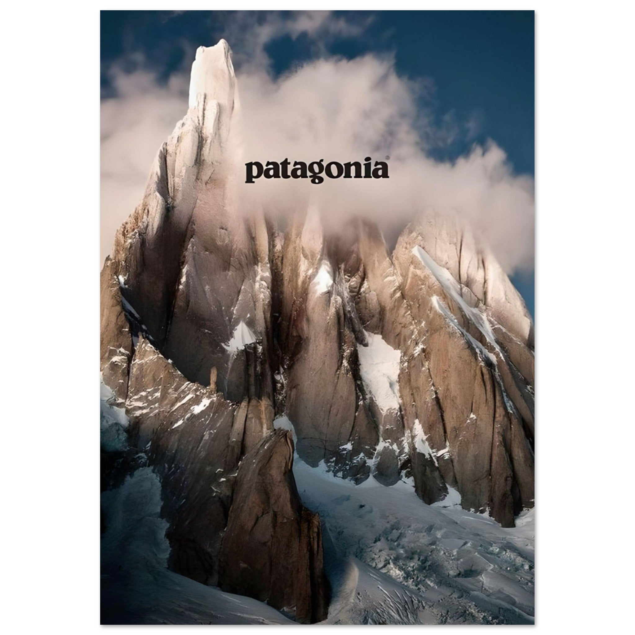 Patagonia mountains-cape landscape - Poster