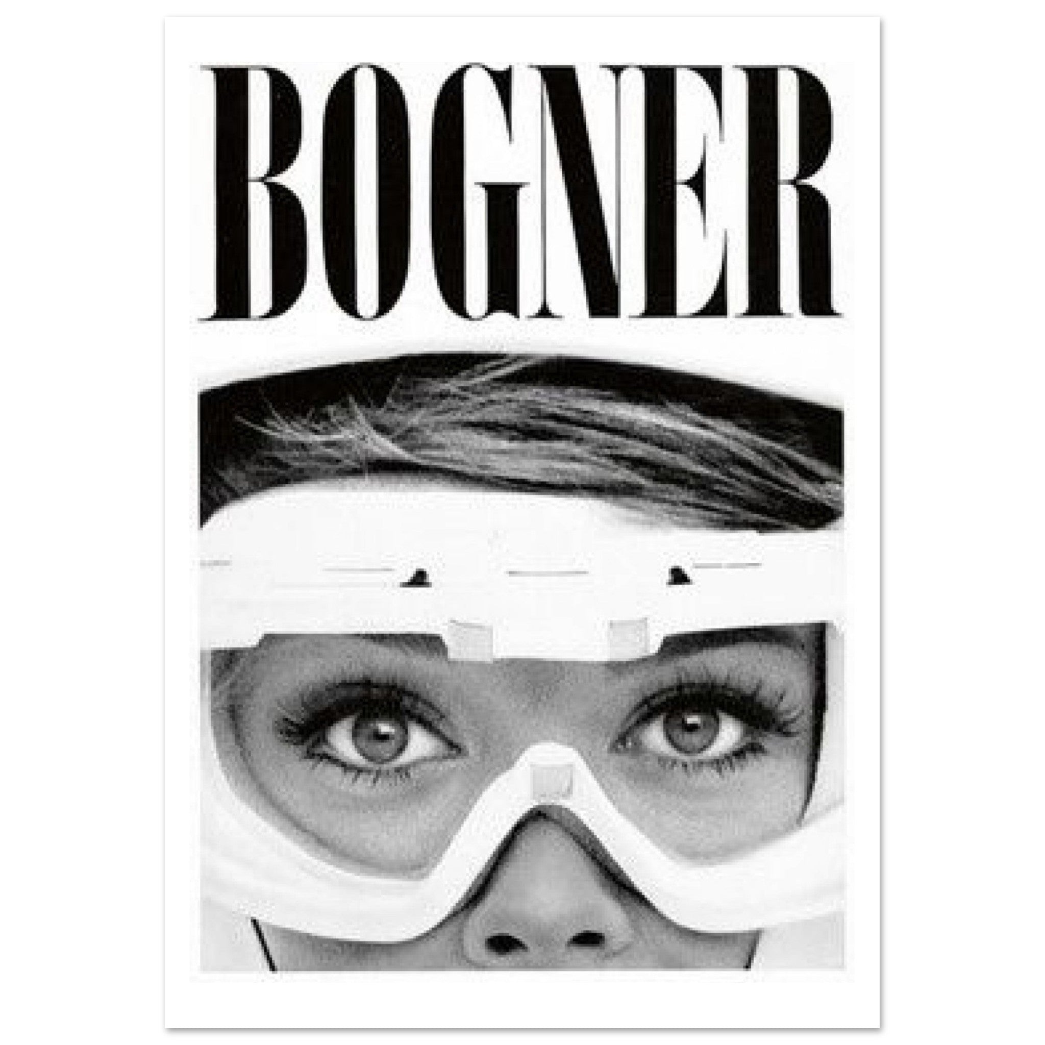 Bogner Vintage ski ad - poster