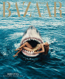 Rihanna Harper's shark cover - poster