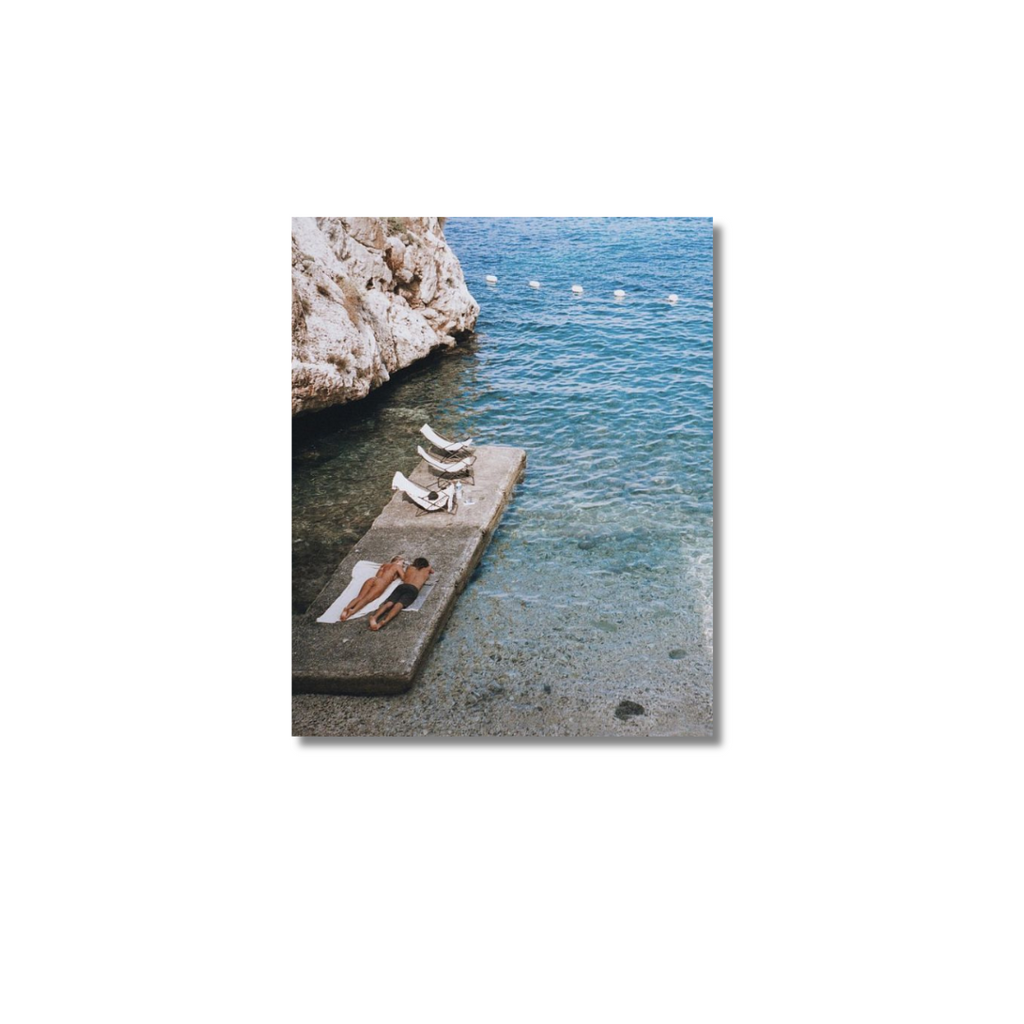 sicily, italy water- poster