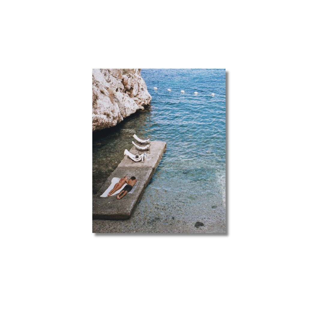 sicily, italy water- poster