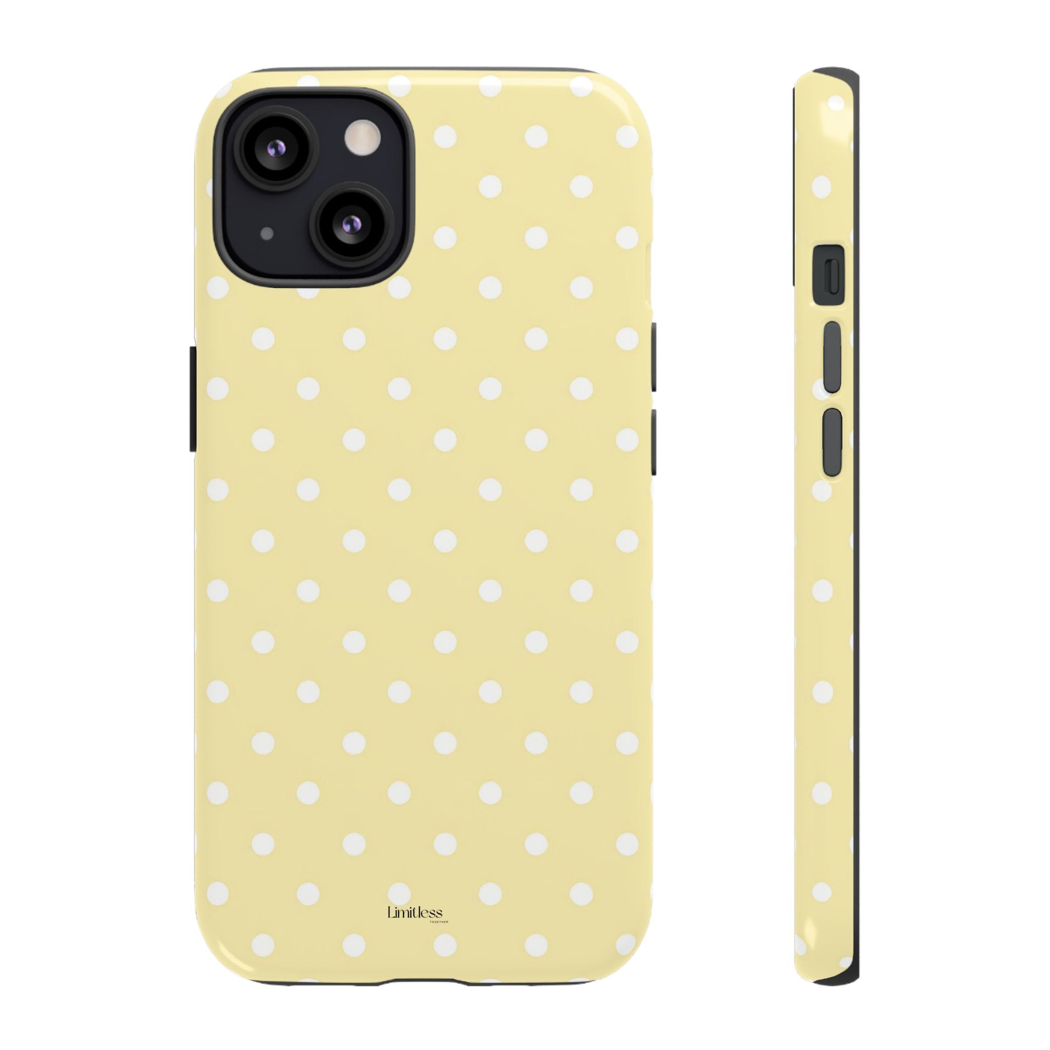 Polka Dot Yellow Phone Case