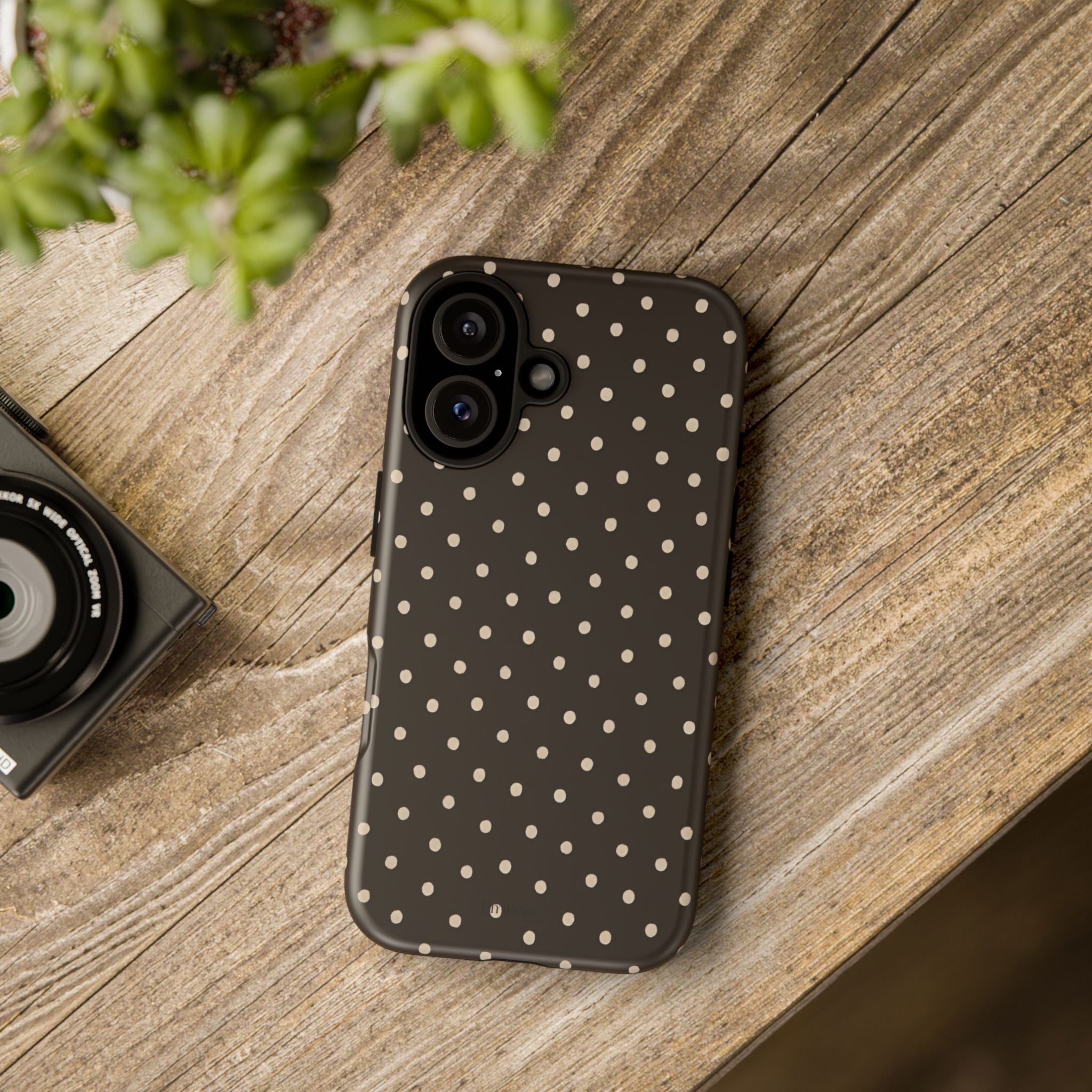 Brown Polka Dot Phone Case