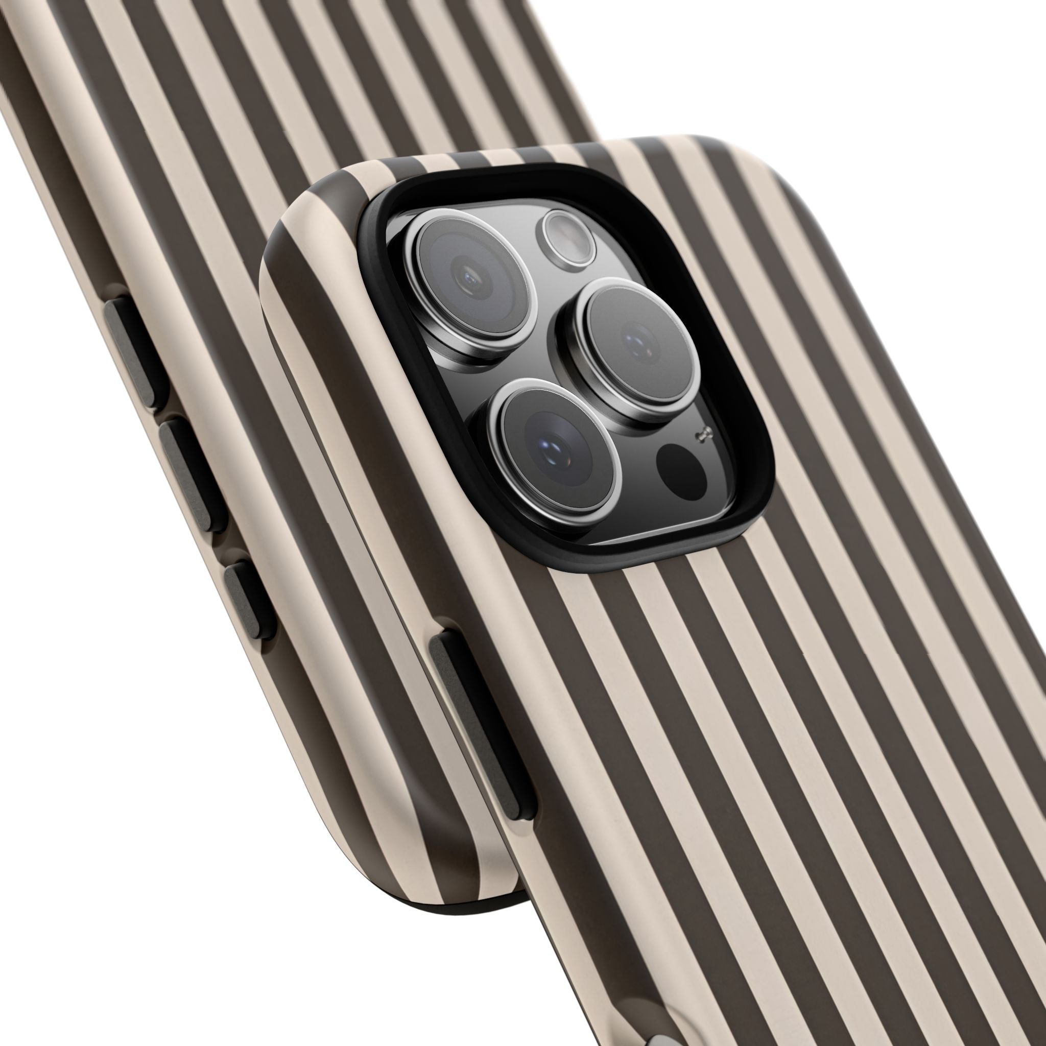 Striped Retro Brown Phone Case