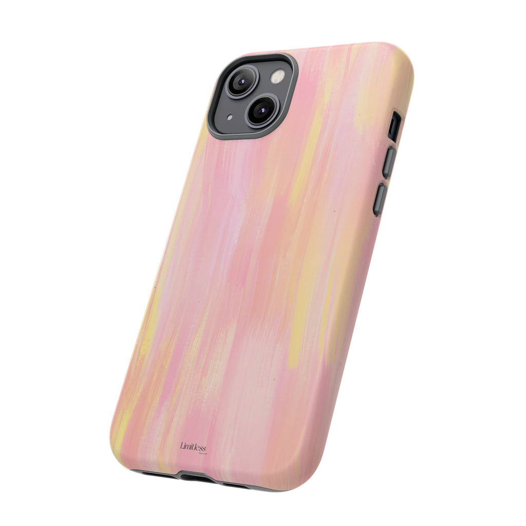 Pink Pastel Brushstroke Phone Case