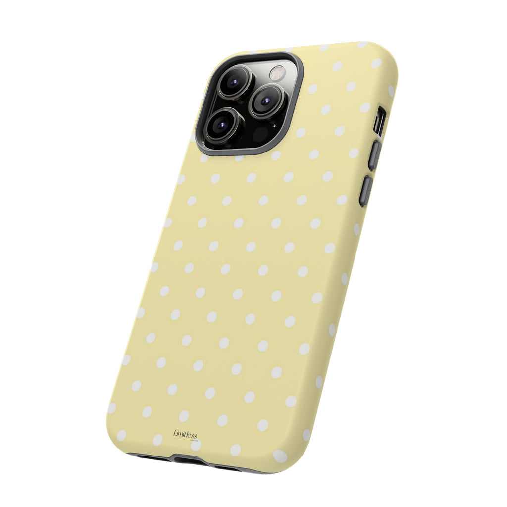 Polka Dot Yellow Phone Case