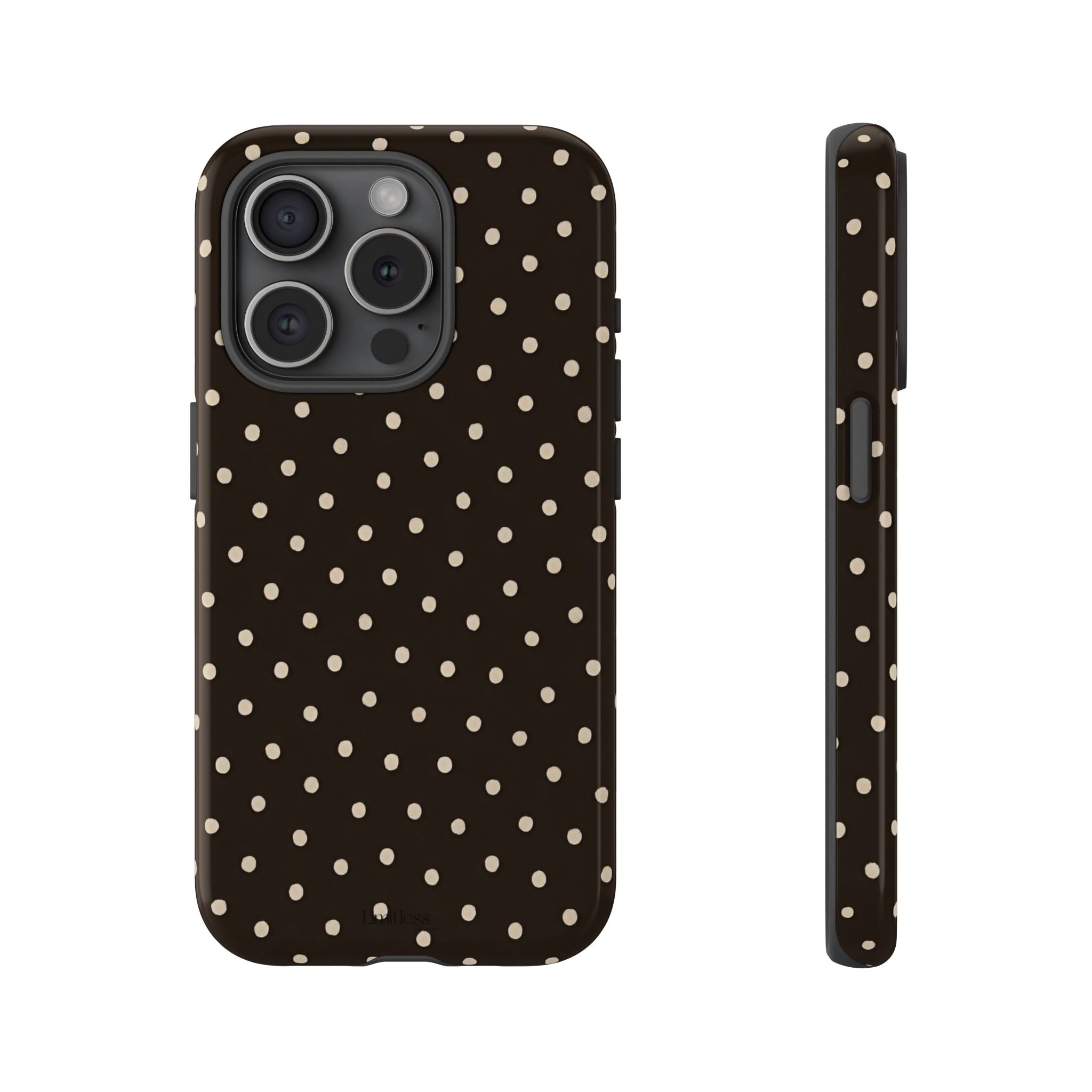 Brown Polka Dot Phone Case