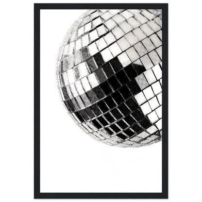 Mirrorball  - Wooden Framed Print