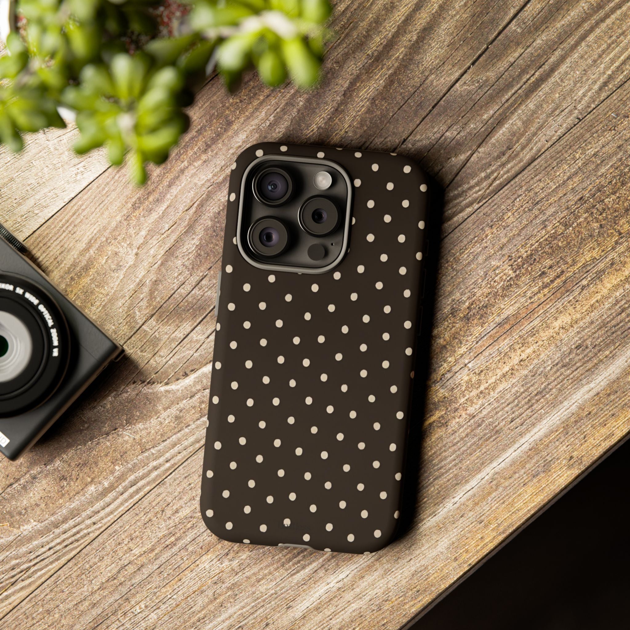 Brown Polka Dot Phone Case