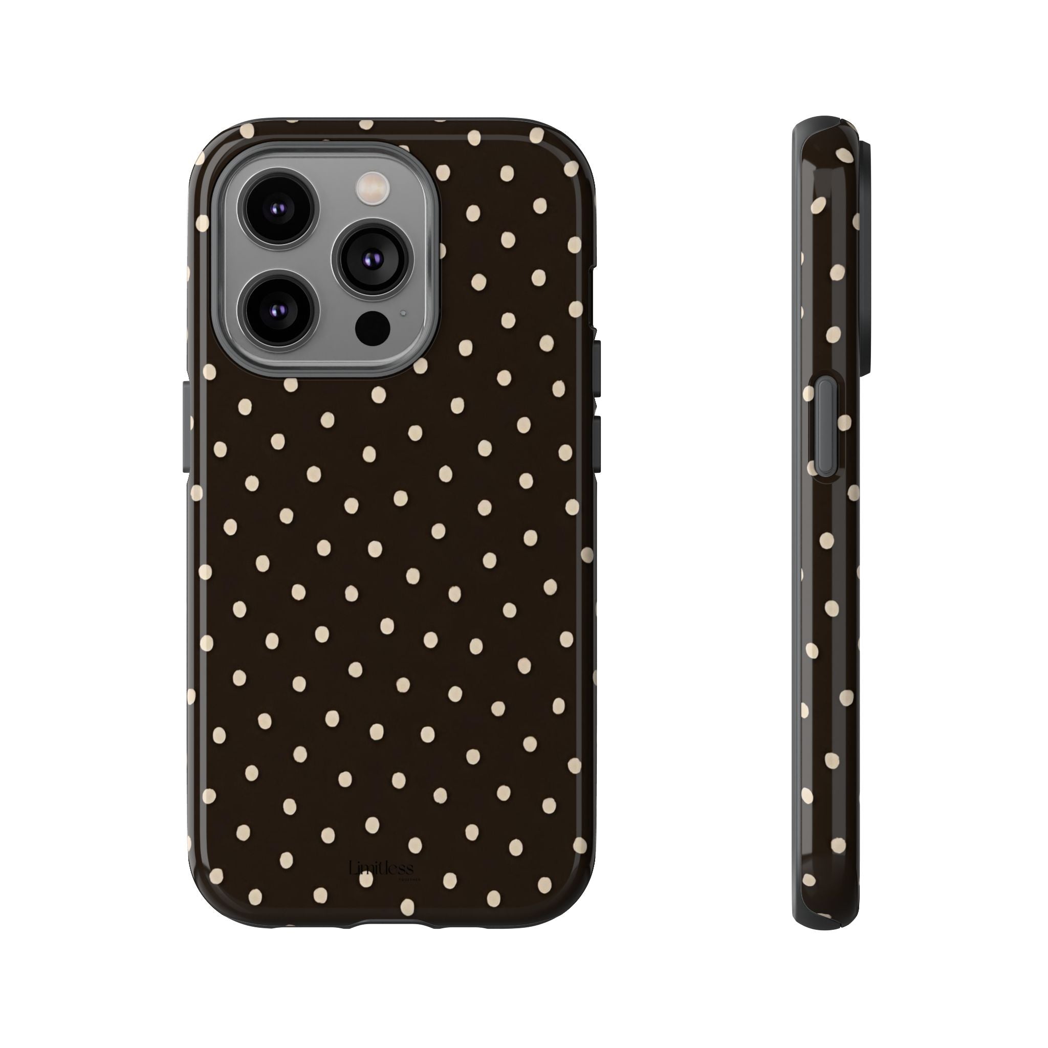 Brown Polka Dot Phone Case
