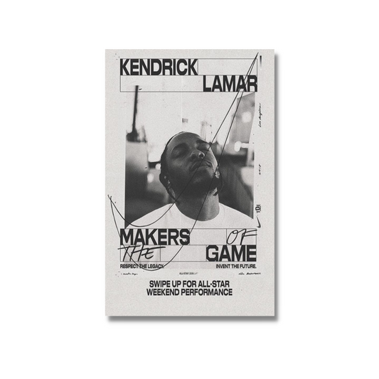 Kendrick Lamar "Makers of the Game" - Print