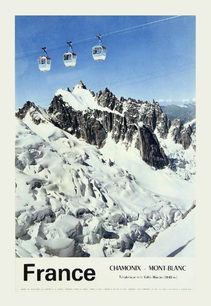 France: Chamonix mont Blanc - poster