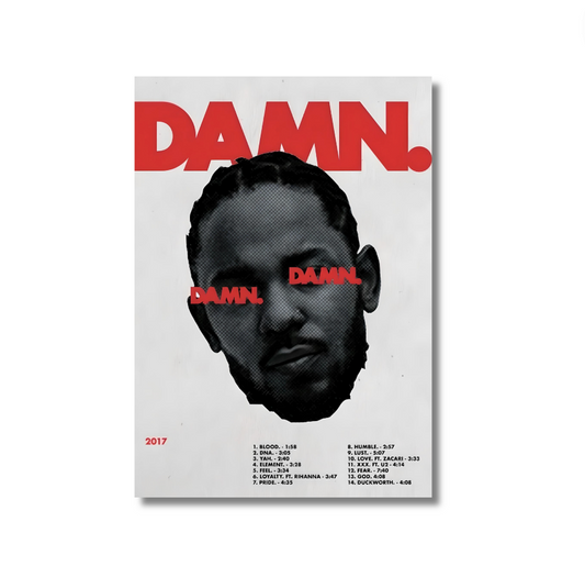 DAMN: Kendrick Lamar - Poster